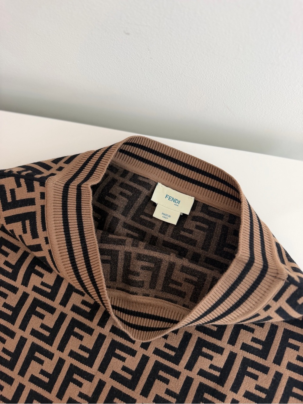 Fendi Monogram Knit Mini Skirt - Picture 2 of 4